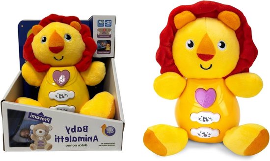 Muzikaal Pluche Dier - Baby Knuffel Liedjes - Baby Kalmeren - 20 Melodieën en Geluiden - 18 cm - Bruin