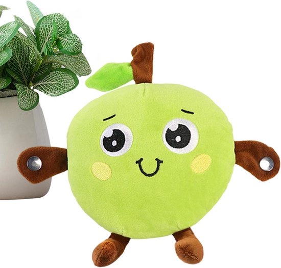 Muzikaal Speelgoed - Pluche Knuffel - Educatief Spel - Aanraakgevoelige Feedback - 29 x 23 x 11 cm - Groente