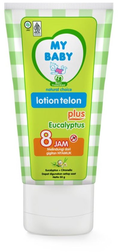 My Baby - Natural Choice - Halal Lotion Telon Eucalyptus- 50 gr *Beschermt tegen Muggenbeten