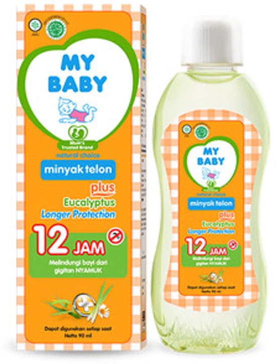 My Baby - Natural Choice - Halal Minyak Telon Eucalyptus - 90ml *Beschermt tegen Muggenbeten 12u lang van Merkloos