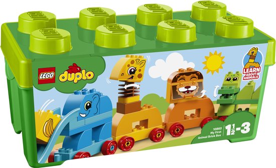 My First Animal Brick Box van Merkloos