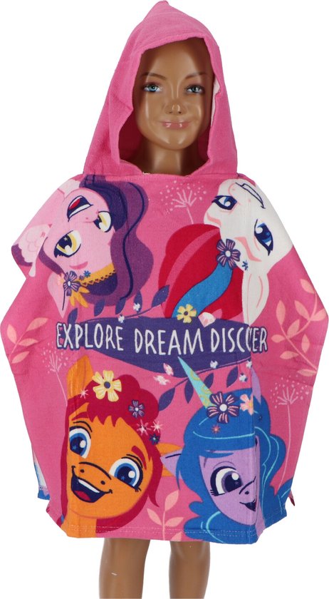 My Little Pony Badponcho met capuchon - Roze - 55 x 110 cm van My Little Pony