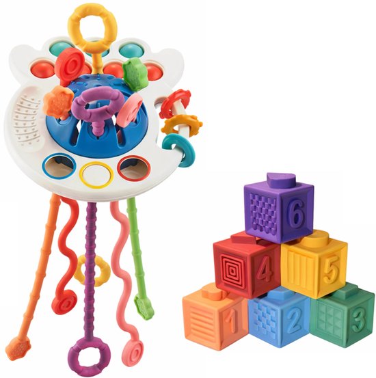 Myka's 2-in-1 Sensorische Set - Montessori Speelgoed vanaf 1 Jaar