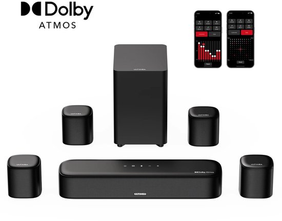 MzShop - Soundbar - Soundbar voor tv - Soundbar met subwoofer - Surround system - Soundbars - Met bluetooth - Zwart van MzShop