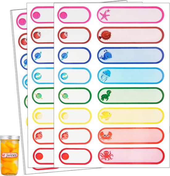 Naamstickers voor Babyflessen en Kinderopvang - Waterdicht en Wasmachinebestendig