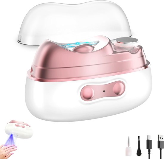 Nagelknipper - Elektrische nagelvijl - Elektrische nagelknipper - Elektrische nagelknipper voor teen- en vingernagels - 2026 4-in-1 automatische nageltrimmer met nagelvijl - USB oplaadbaar voor baby's - Kinderen - Volwassenen - Senioren - Wit van Merkloos