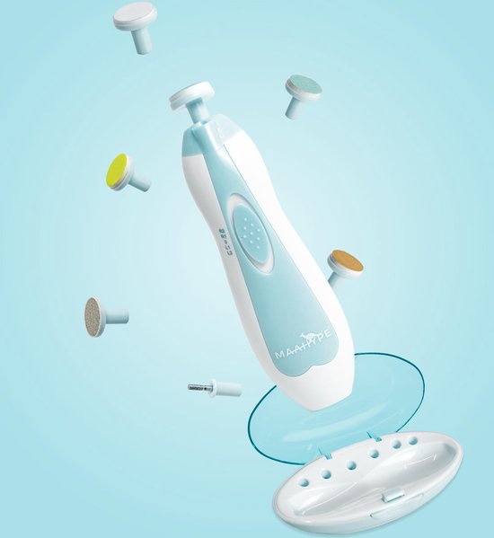 Nagelknipper - Nageltrimmer - Manicureset – groen/blauw van Merkloos