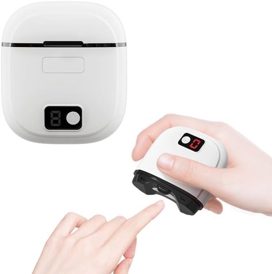 nagelvijl electrisch-nagelvijl electrisch baby-nagelvijl electrisch draadloos-Automatische elektrische nageltrimmer met 3 snelheden-Met LED-licht, oplaadbare elektrische nagelknipper van Merkloos