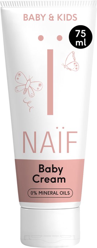 Naïf - Baby Crème - verzorgende vette crème voor droge plekken - Baby's & Kinderen - met ingrediënten van natuurlijke oorsprong - 75ml van Naïf