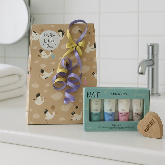 Naif Baby Mini Cadeauset met Bewaardoosje Tanden - Luxe Cadeauset - Giftbox - Perfect Geschenk voor Baby's van Merkloos