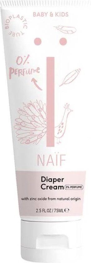 Naif - Diaper Cream Mini - 0% Parfum - 15ml van Naïf
