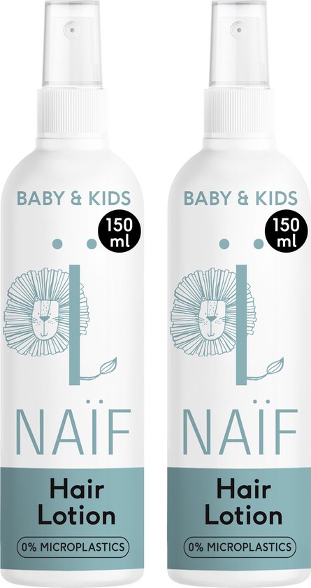 Naïf - Easy Styling Haarlotion Voordeelset - Anti klit spray - Baby's & Kinderen - met Natuurlijke Ingrediënten - 2x150ml van Naïf