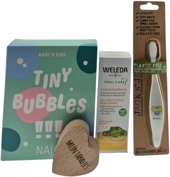 Naif en Weleda Cadeausets voor Kids Douche en mondverzorging – Luxe Verzorgingsset | Wellness Giftbox | Verwen Cadeaupakket voor Iedereen van Merkloos