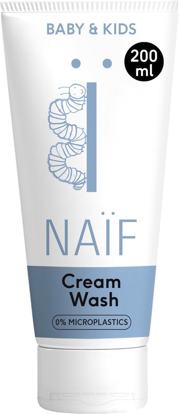 Naïf - Hydraterende Wascrème - 200ml - Baby's & Kinderen - met Natuurlijke Ingrediënten van Merkloos
