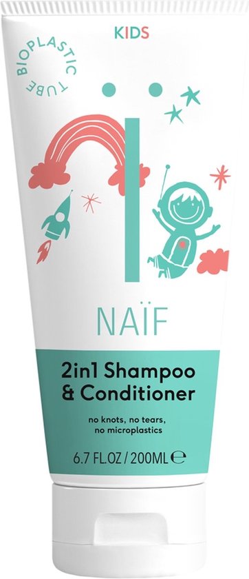 Naïf Kids - 2 in 1 Shampoo & Conditioner - 100ml van Merkloos