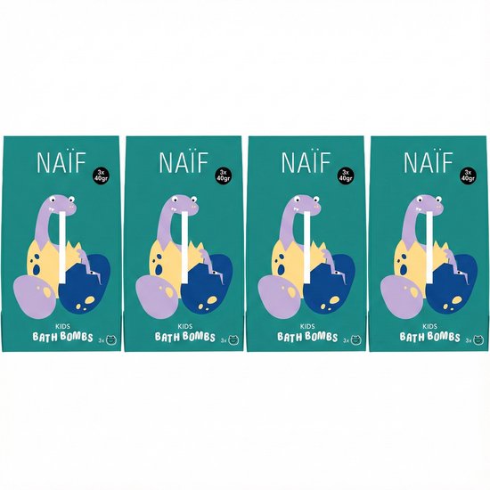 Naïf Kids - Bruisballen- Multipack - 4 x (3 x 40gr) van Naïf