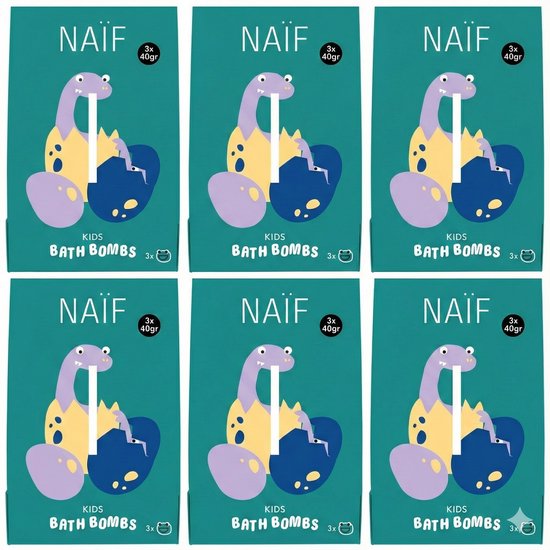 Naïf Kids - Bruisballen- Multipack - 6 x (3 x 40gr) van Naïf