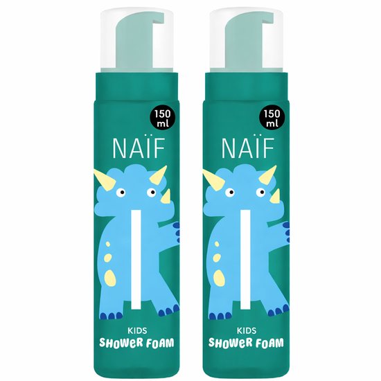 Naïf Kids Shower Foam 2x150ml van Merkloos