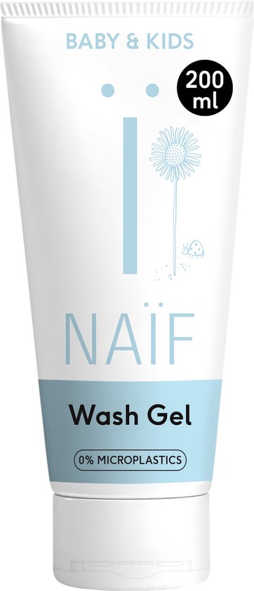 Naïf - Reinigende Wasgel - Baby's & Kinderen- met Natuurlijke Ingrediënten - 200ml van Naïf