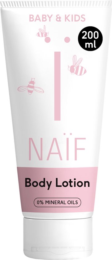 Naïf - Verzachtende Bodylotion - 200ml - Baby's & Kinderen - met Natuurlijke Ingrediënten van Naïf
