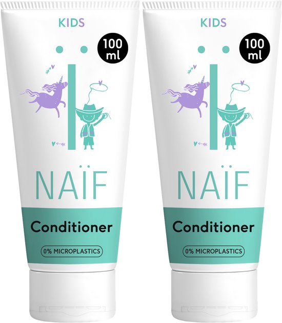 Naïf - Verzachtende Conditioner - voor Kinderen - met natuurlijke ingrediënten - 2x100ml van Naïf