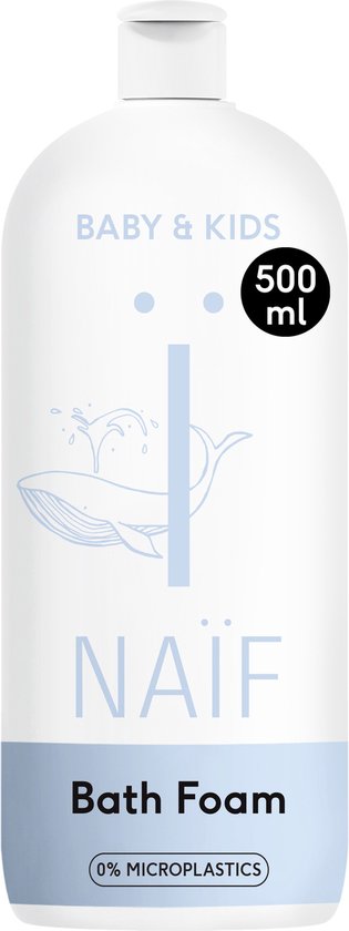 Naïf - Verzorgende Badschuim - 500ml - Baby's & Kinderen - Met Natuurlijke Ingrediënten van Naïf