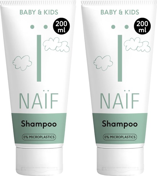 Naïf - Verzorgende Shampoo Voordeelset - Baby's & Kinderen - met Natuurlijke Ingrediënten - 2x200ml van Naïf