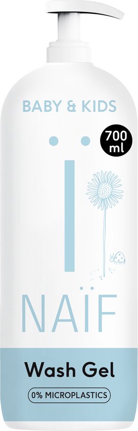 Naïf - XXL Reinigende Wasgel Pompfles - Baby's & Kinderen - 700ml