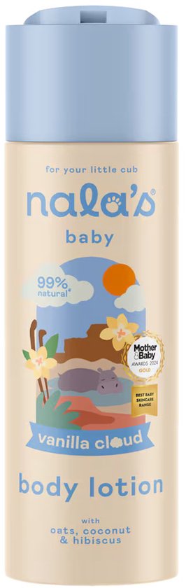 Nala's Baby Body Lotion Vanilla Cloud 200 ML van Merkloos