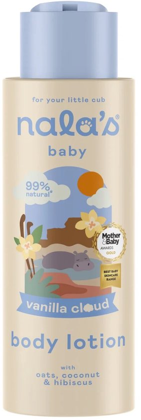 Nala's Baby Body Lotion Vanilla Cloud 400 ML van Merkloos