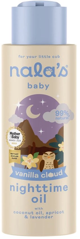 Nala's Baby - Vanilla Cloud -Nighttime -Oil, 400ml van Merkloos