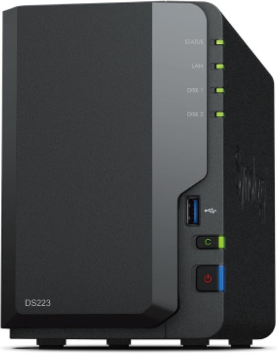 NAS Network Storage Synology DS223 Realtek Black van Synology