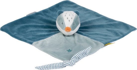 Nattou das Felix - Knuffeldoekje Doudou - 27 cm - Petroleumblauw van Merkloos