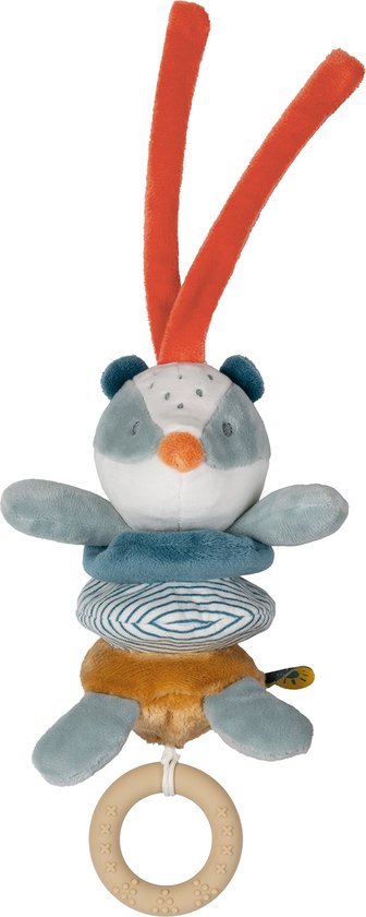 Nattou das Felix - Trillende Knuffel - 15 cm - Dusty blauw van N/A