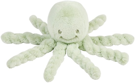 Nattou Lapidou Doudou Knuffel Octopus - 22 cm - Lindegroen