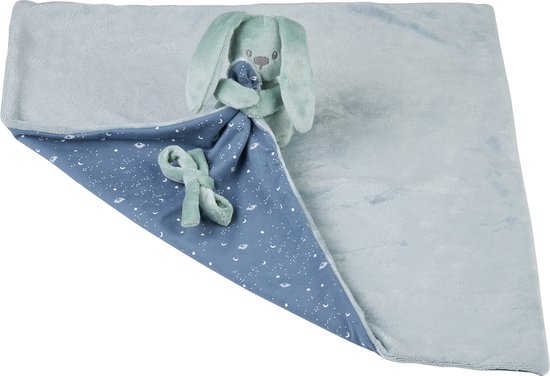 Nattou LAPIDOU Knuffeldoekje Doudou - Konijn - 50 cm - Kopergroen van Nattou