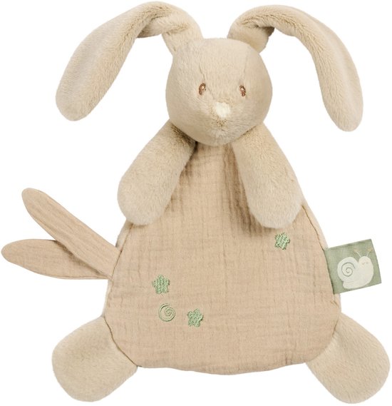 Nattou LouLou Baby Knuffeldoekje - Doudou Konijn - Baby Cadeau - 25 cm - Zand van Nattou
