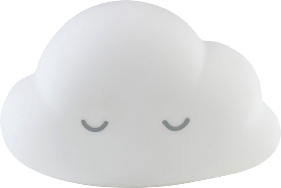 Nattou Nachtlamp voor baby's - Wolk - 13 cm - Wit van Nattou