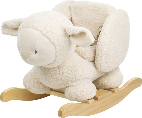 Nattou schaap Teddy - schommelpaard - Hobbelpaard - 59 cm - Ecru van Nattou
