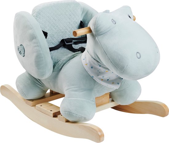 Nattou Schommelpaard Hobbelpaard - Krokodil - Romeo, Jules en Sally - 60x30x45 cm - Lichtgroen van N/A