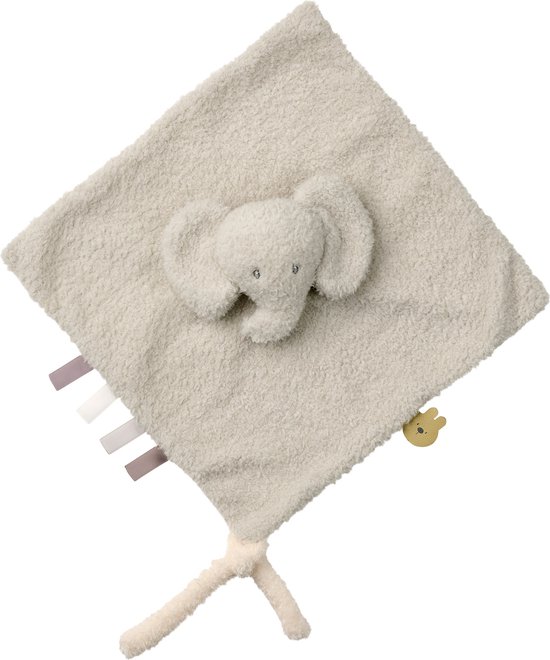 Nattou TEDDY Knuffeldoekje - Olifant - 39 cm - Grijs van Nattou