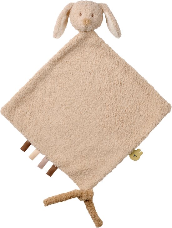 Nattou TEDDY Maxi Knuffeldoekje - Konijn - 35 cm - Beige van Merkloos
