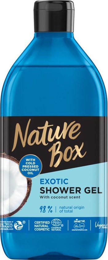 Nature Box - Natural Shower Gel Coconut Oil (Shower Gel) 385 ml - 385ml van Nature Box