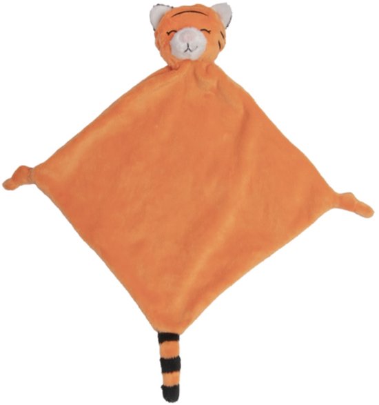 Nature Planet Zachte knuffeldoekje, tuttel doek Tijger Tiger (100% Oeko-Tex gecertifieerd) van Merkloos