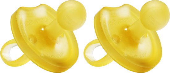 Natursutten rubberen fopspeen - 12+ maanden - Vlinder Schild - Kers Tuit - 2 stuks van N/A