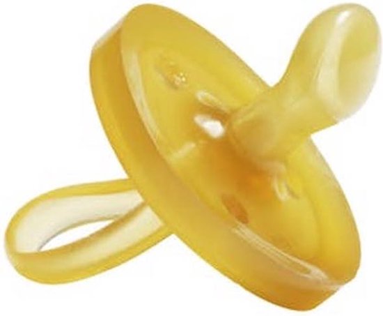 Natursutten rubberen fopspeen - 6-12 maanden - Rond Schild - Anatomische Tuit van N/A