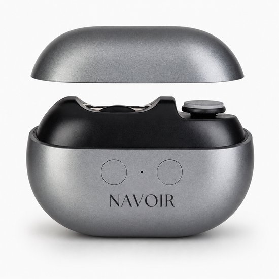 Navoir 3-in-1 Elektrische Nagelknipper – Professionele Nagelfrees met Nagelvijl & Polijst Opzetstukken – Manicure & Pedicure – Veilig voor Baby’s, Kinderen en Volwassenen