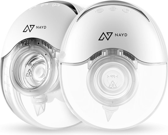 NAYD Elektrische Draadloze Borstkolf - Dubbele Borstkolf - Handsfree borstkolf - Draadloos – Draagbaar – 210ML – Borstkolf dubbel – Breast pump – Anti lekkage - Oplaadbare accu – BPA-vrij – Incl. Veel accessoires van N/A