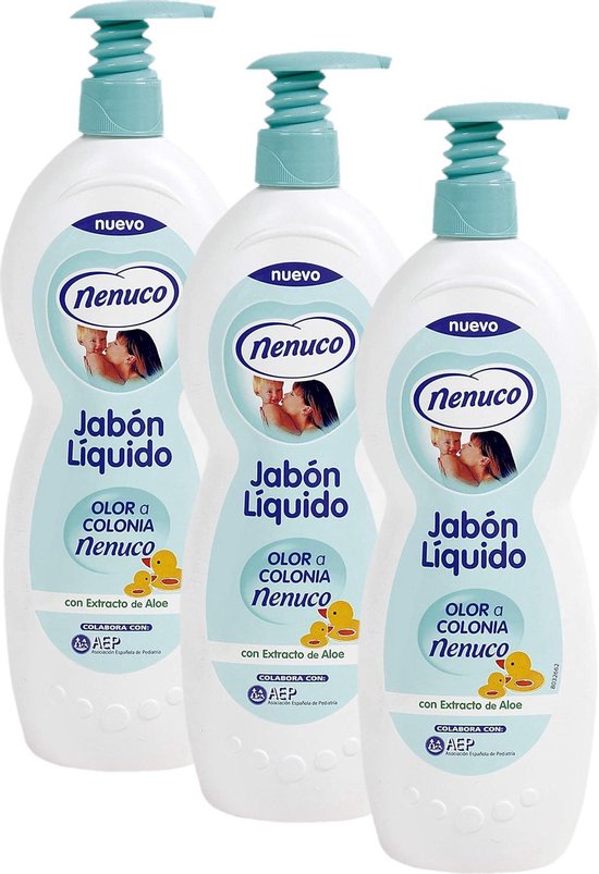 Nenuco XL Wasgel Pompje 3 x 600 ml van Nenuco