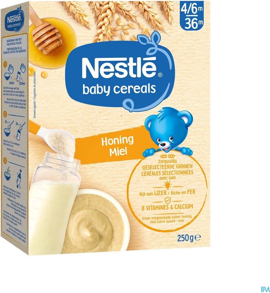 Nestlé - Baby Cereals met honing - 6m+ 250g
